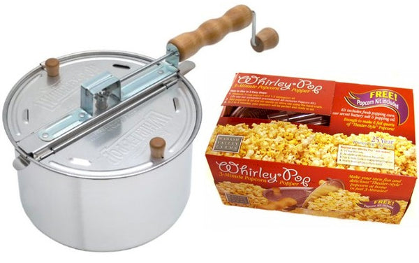Whirley Pop™ Stovetop Popcorn Popper with Popping Kit
